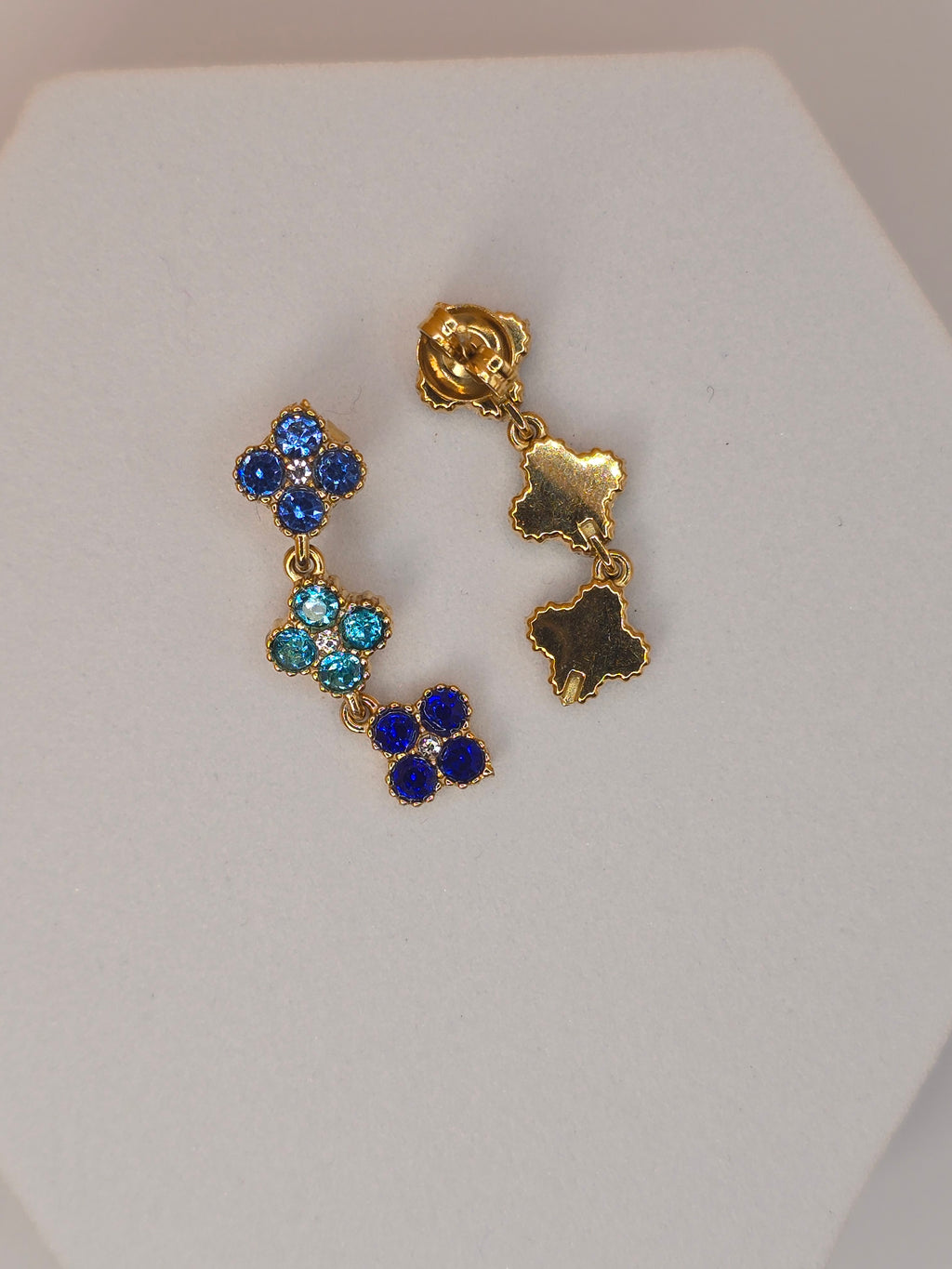 orecchini spring day zirconi blu