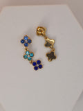 orecchini spring day zirconi blu