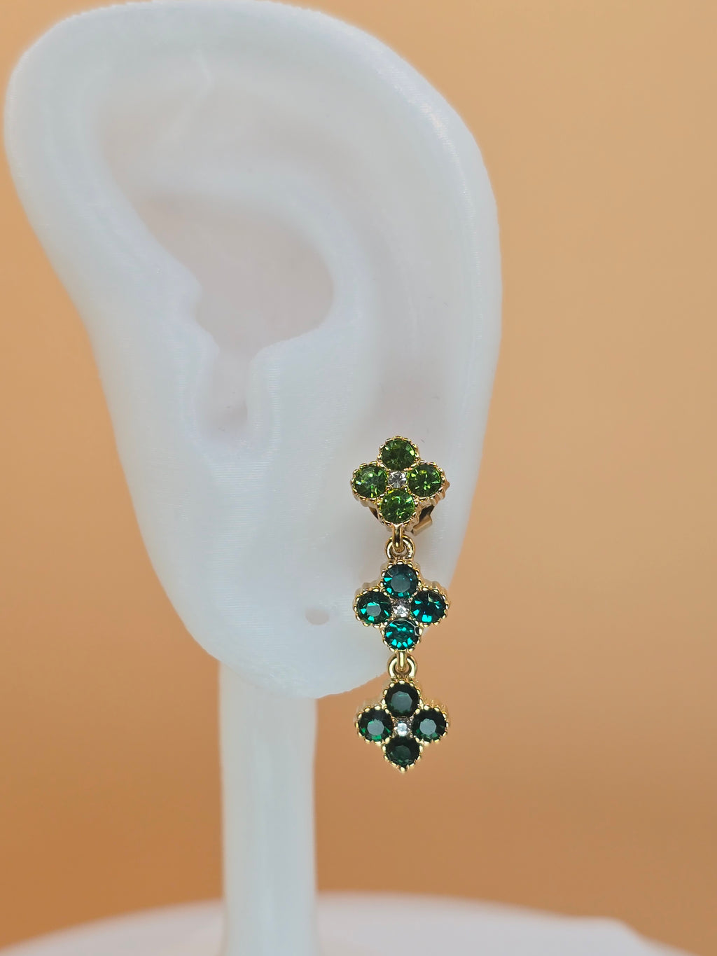 orecchini spring day zirconi verde