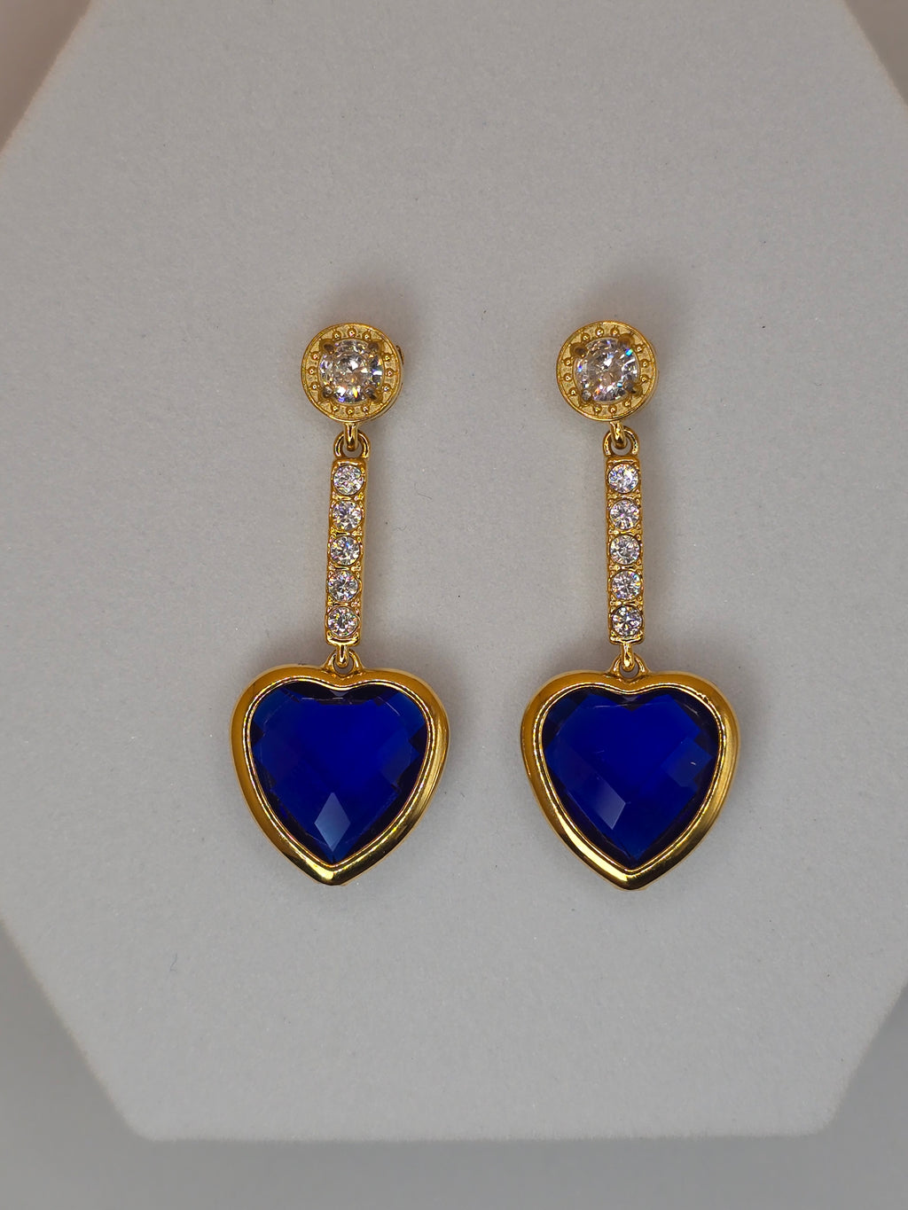 orecchini gocce d'amore blu