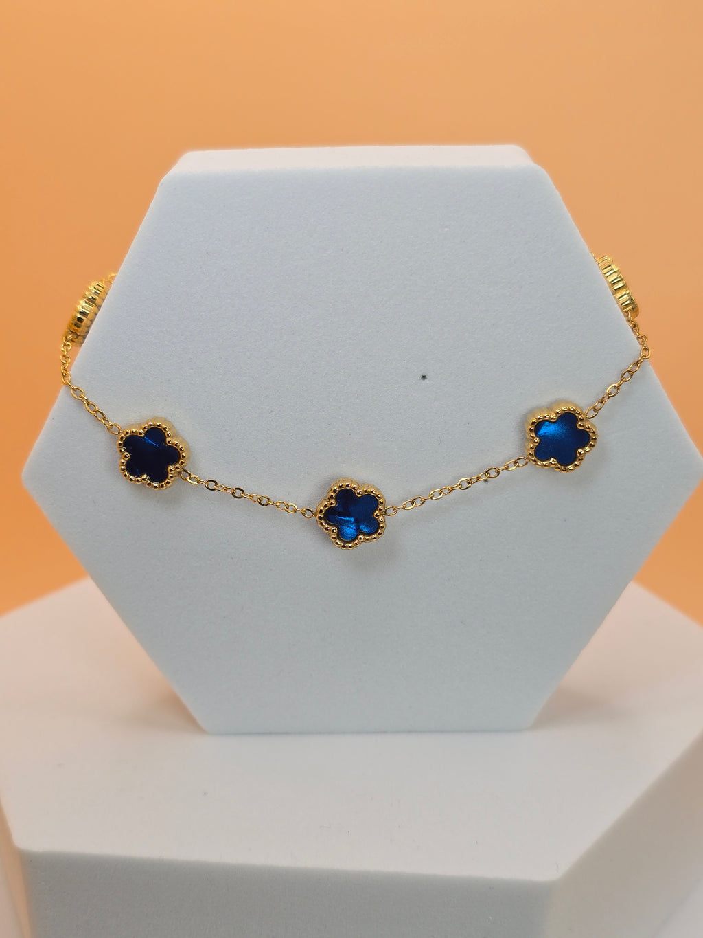 bracciale colver passion blu mini placato oro