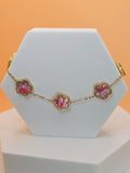 bracciale colver passion rosa placato oro