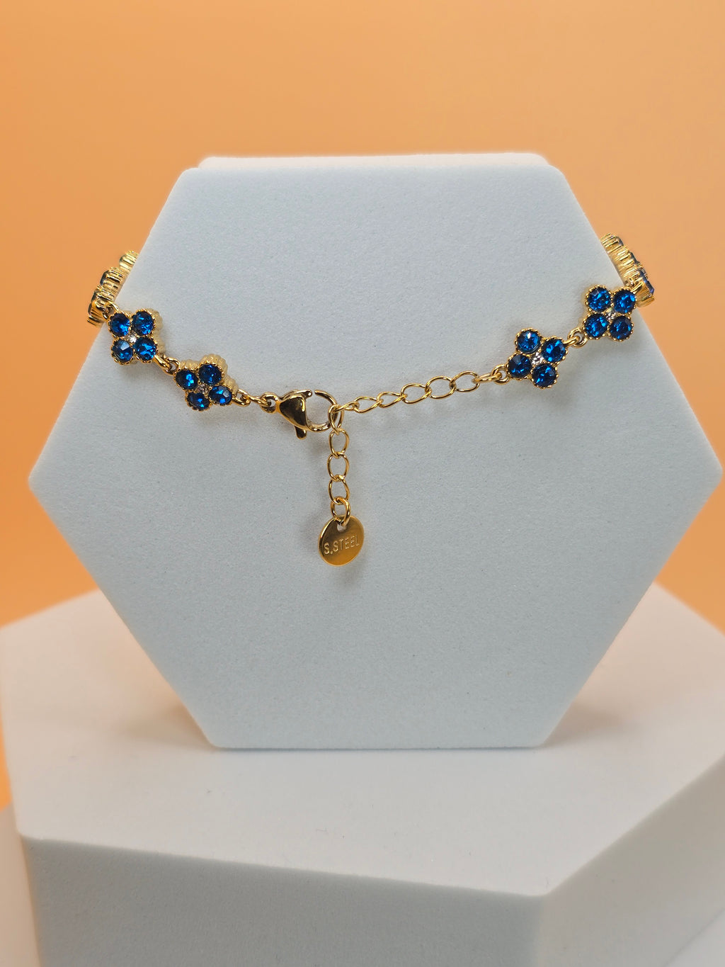bracciale spring day blu placato oro