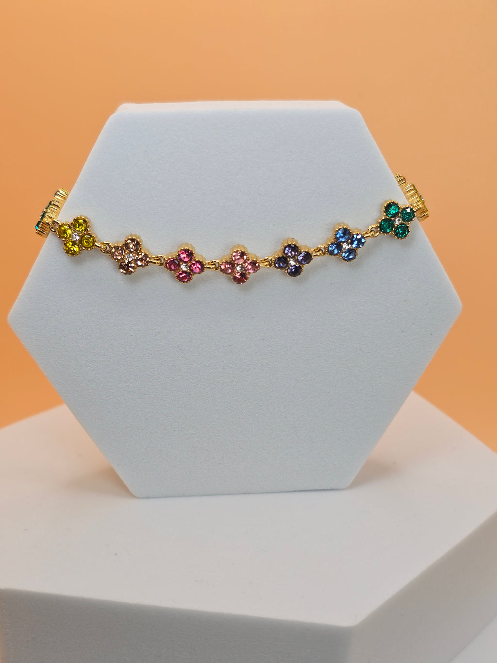 bracciale spring day arcobaleno placato oro