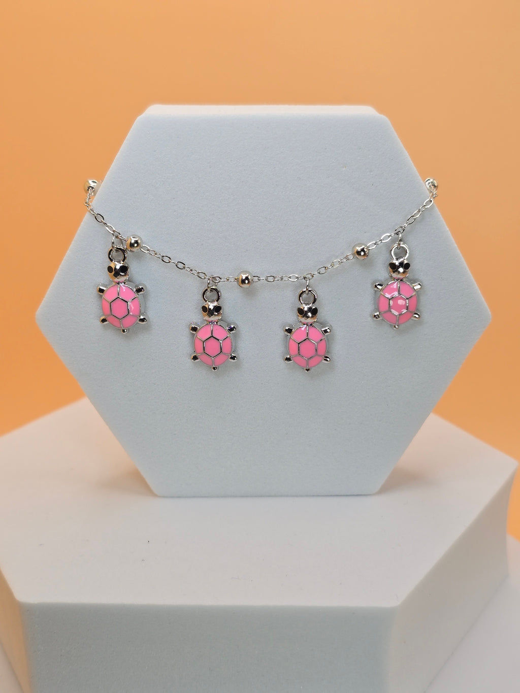 bracciale tartaruga rosa