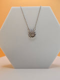 collana sole di cristallo