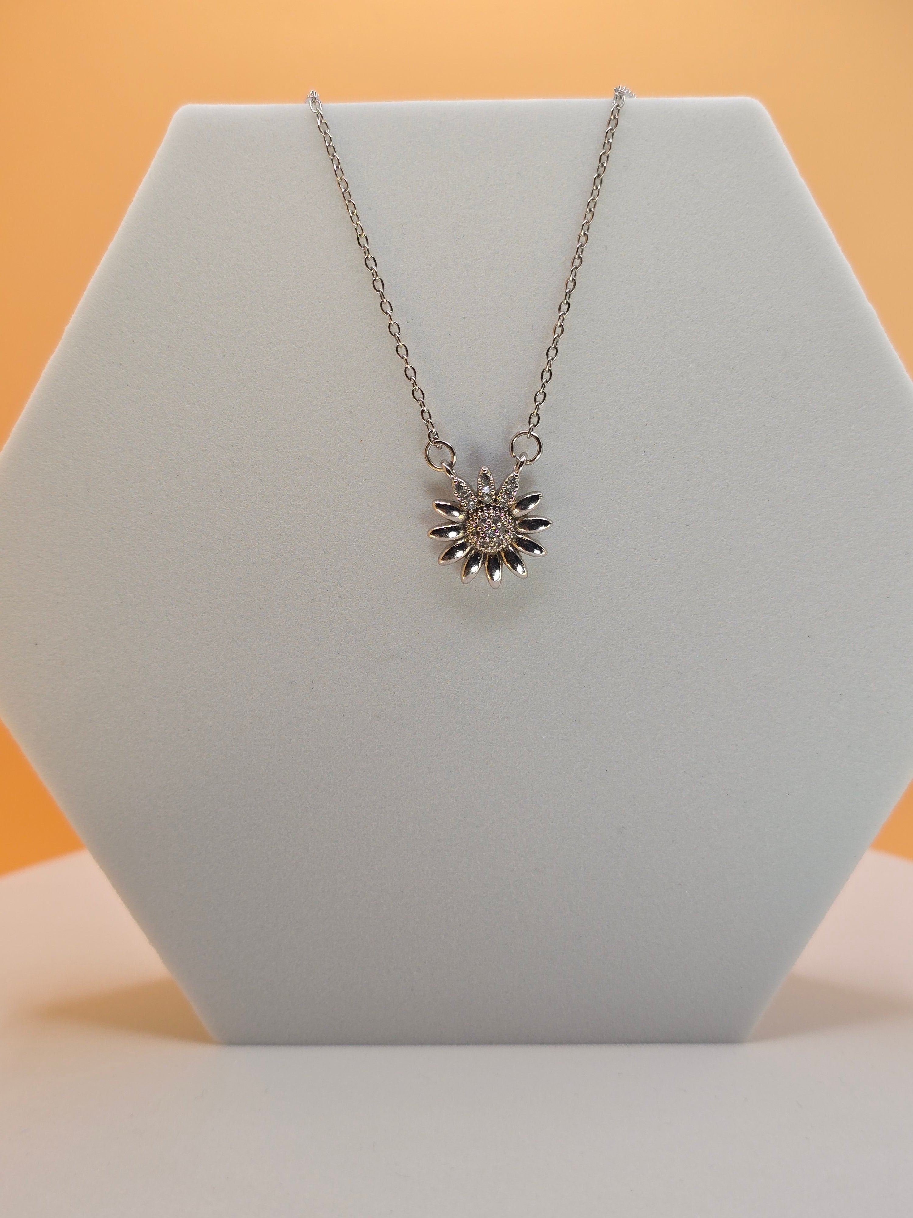 collana sole di cristallo