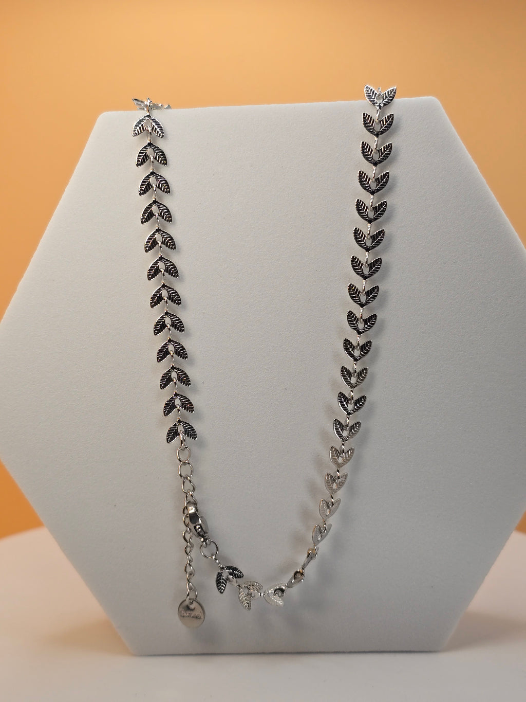 collana bosco argentato