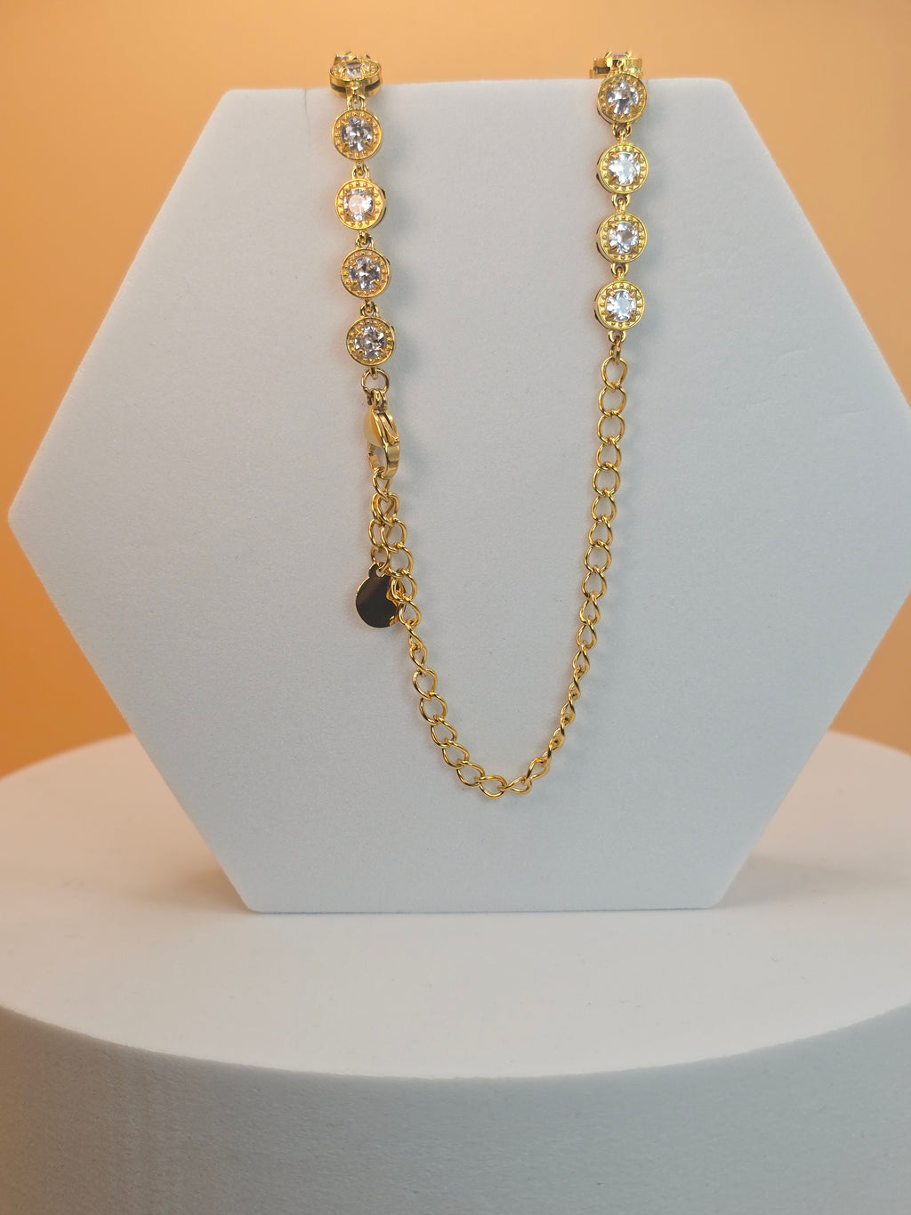 collana sorbetto di luce bianco