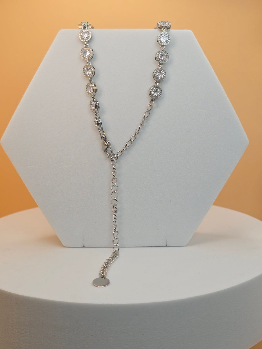 collana sorbetto di luce bianco