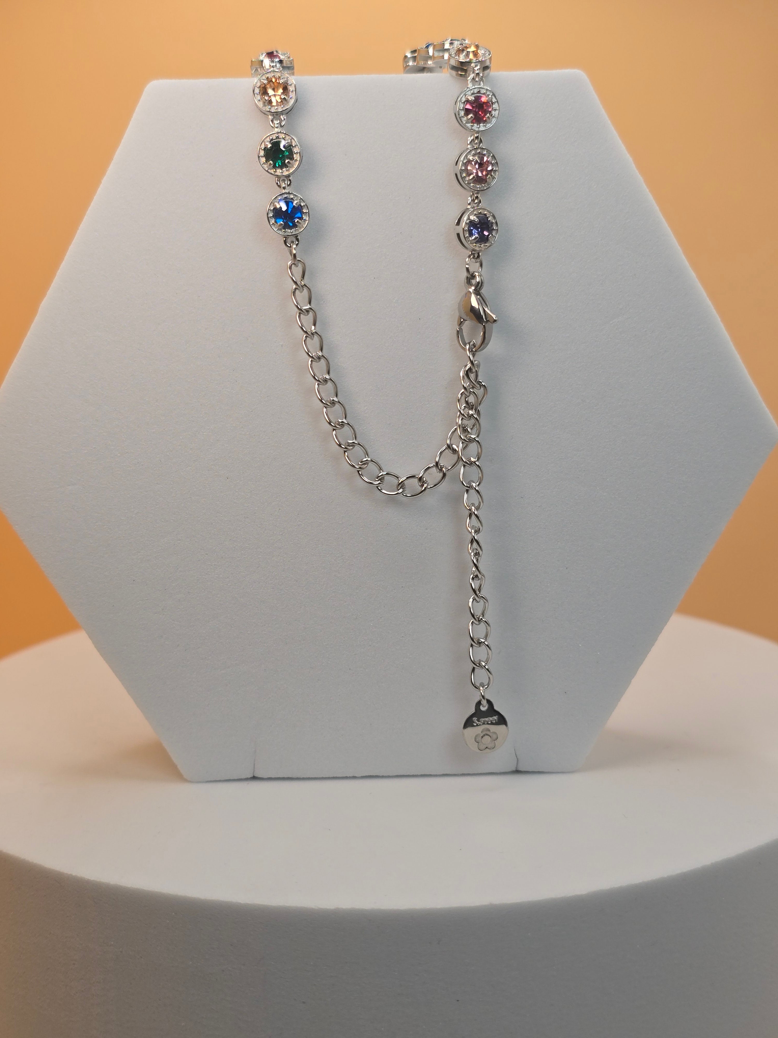 collana sorbetto di luce arcobaleno
