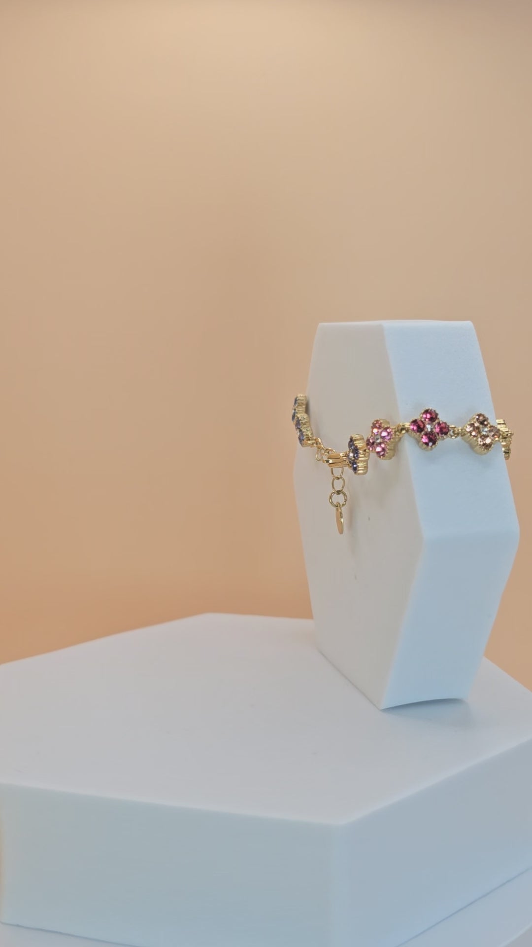 bracciale spring day arcobaleno placato oro