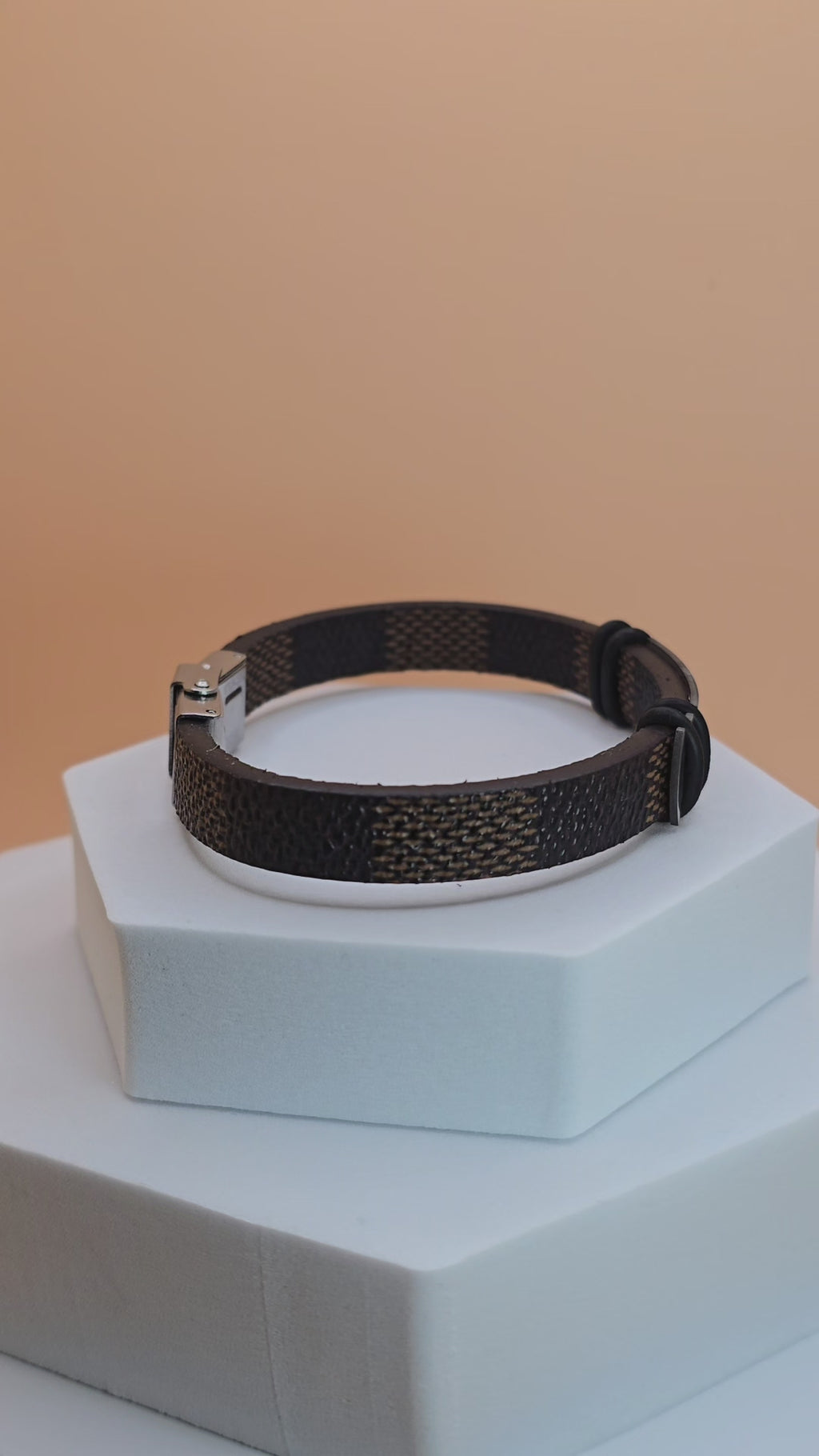 bracciale uomo night star marrone