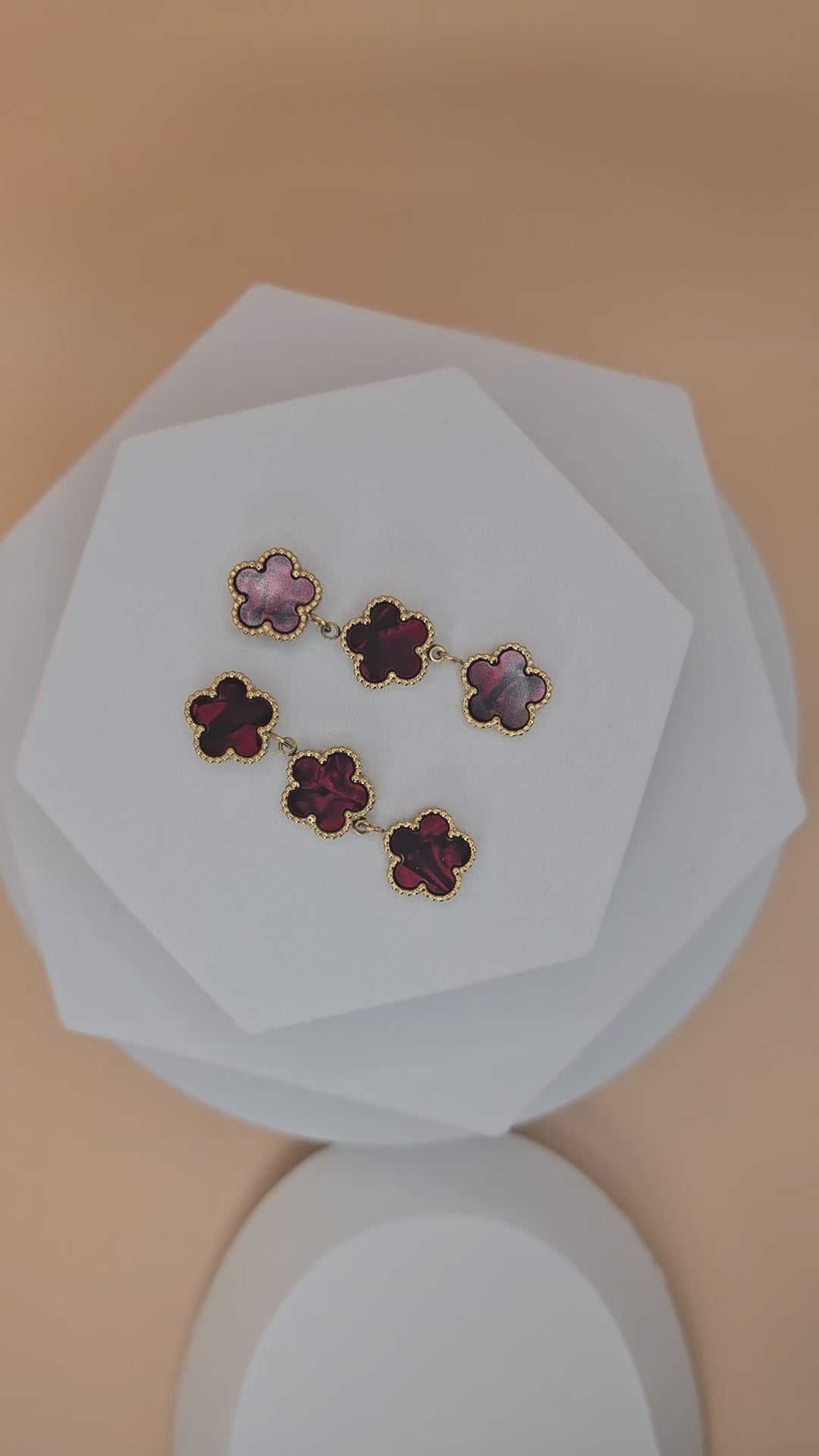 orecchini colver ruby gold