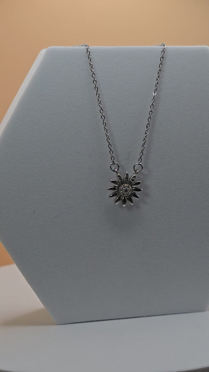 collana sole di cristallo