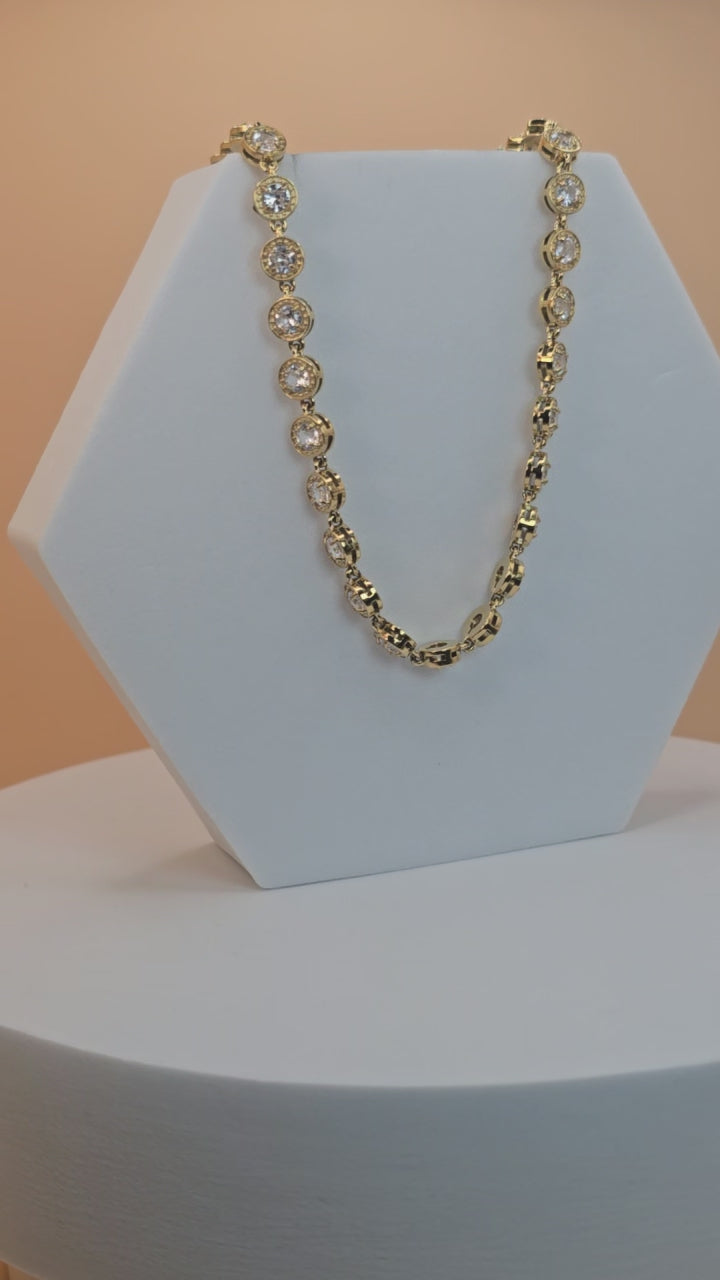 collana sorbetto di luce bianco