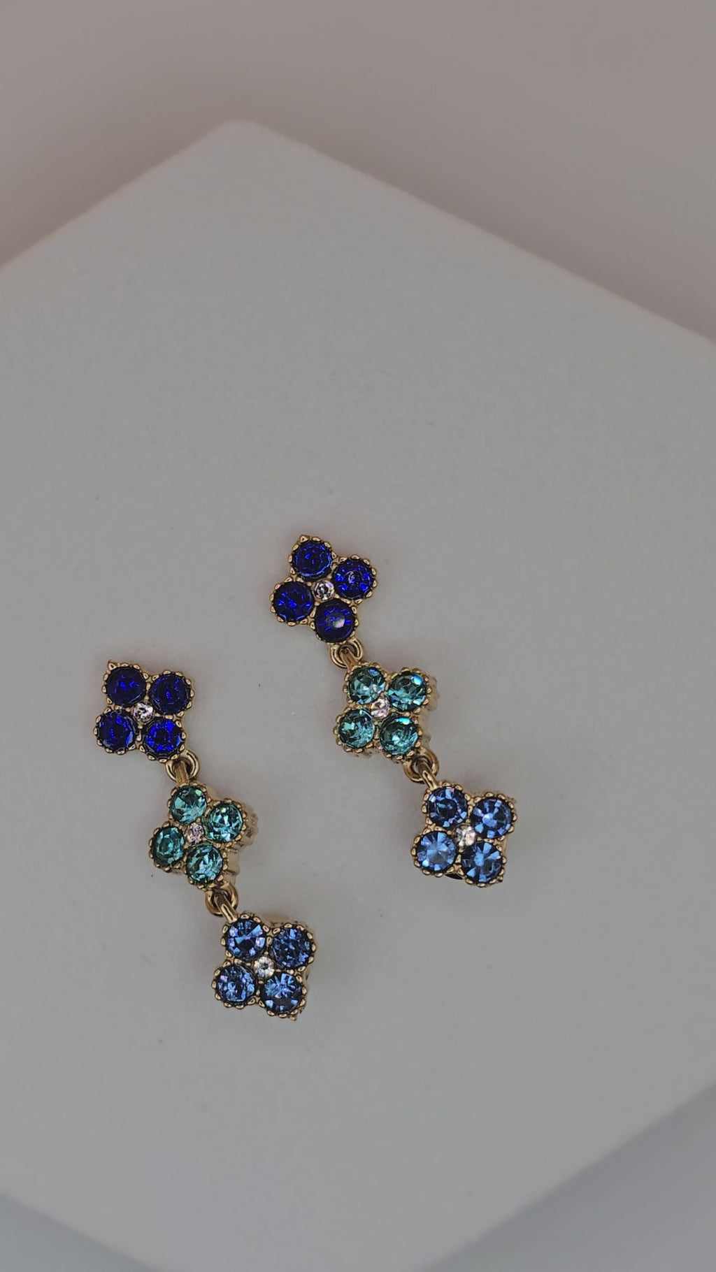 orecchini spring day zirconi blu