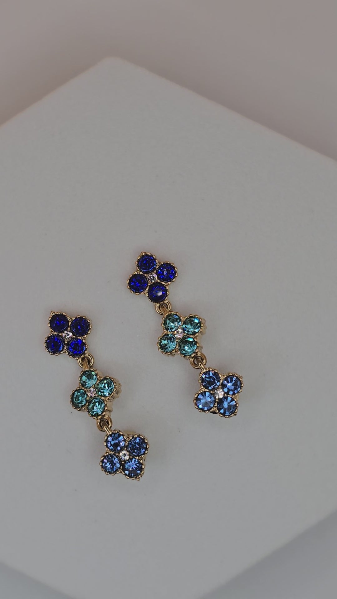 orecchini spring day zirconi blu