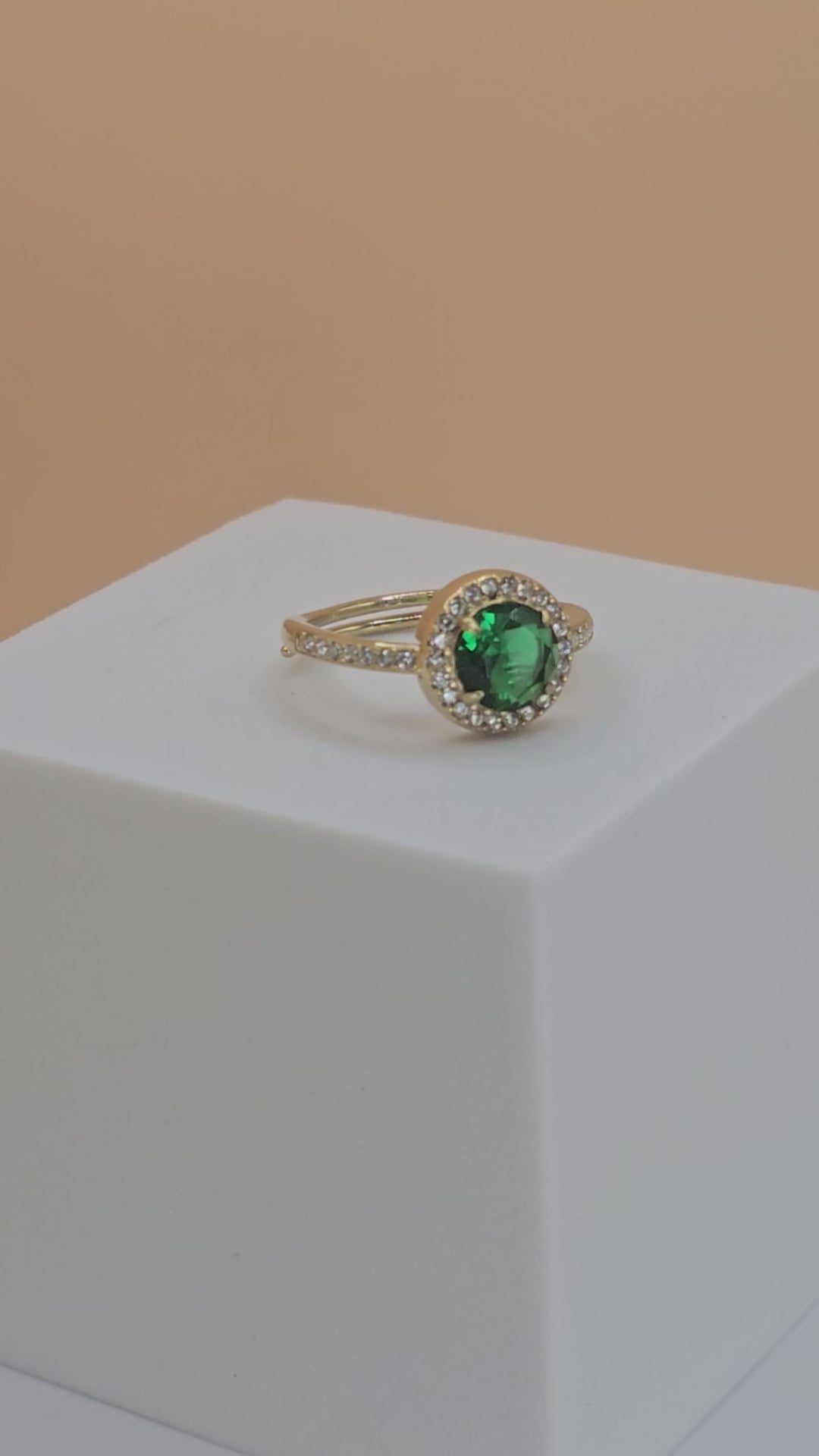 anello ninfa verde