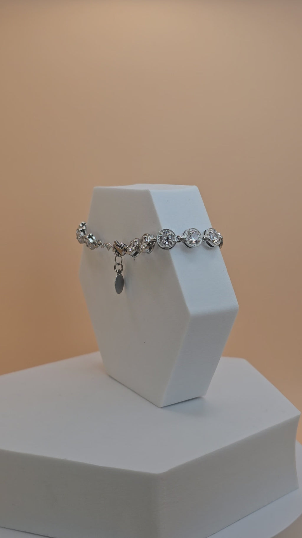 bracciale sorbetto di luce bianco
